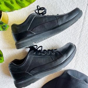 Rockport Black Leather Sneakers Size 10